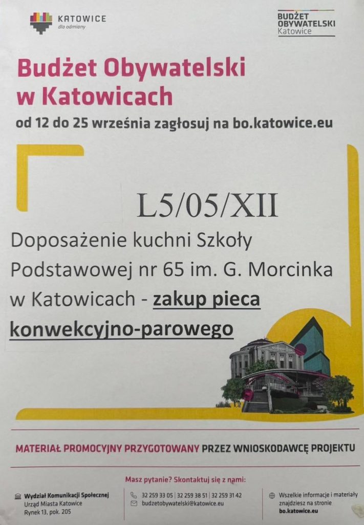 Budżet Obywatelski – prosimy o Państwa głosy!