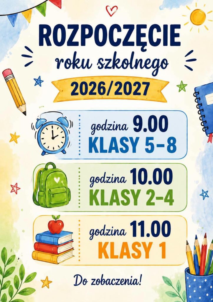 Rozpoczęcie roku szkolnego!